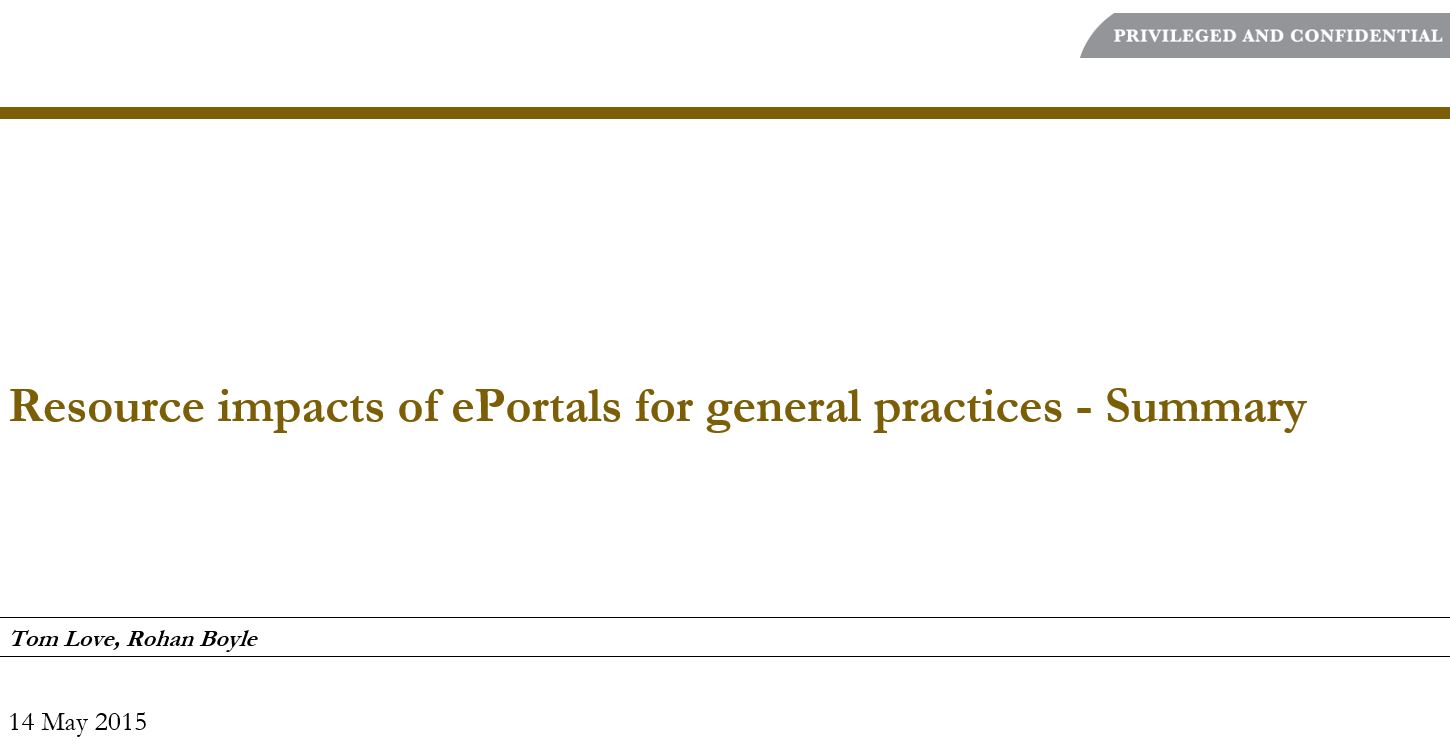 Patient Portal Resource Website Summary 